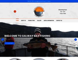galwaybayfishing.com screenshot