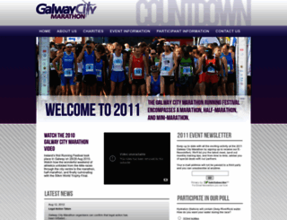 galwaycitymarathon.com screenshot