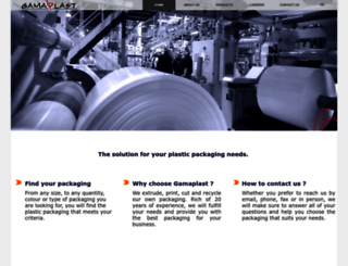 gamaplast.ca screenshot