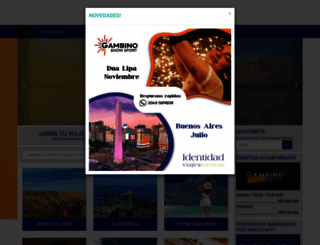 gambinoviajes.com.ar screenshot