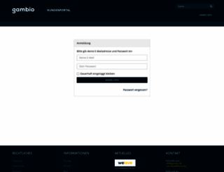 gambio-support.de screenshot