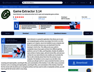 game-extractor.informer.com screenshot