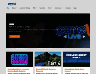 game-u.mavenseed.com screenshot