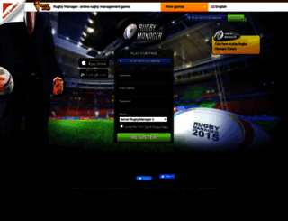 game.rugby-manager.com screenshot