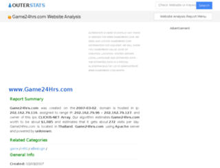 game24hrs.com.outerstats.com screenshot