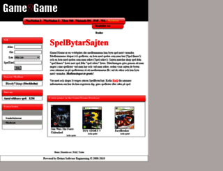 game2game.se screenshot