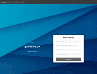 gamebros.de screenshot
