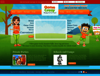 gamecrazyparty.com screenshot