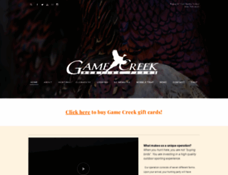 gamecreek.com screenshot
