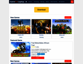 gameforlaptop.com screenshot