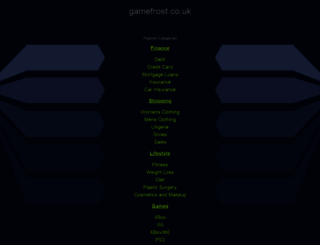 gamefrost.co.uk screenshot