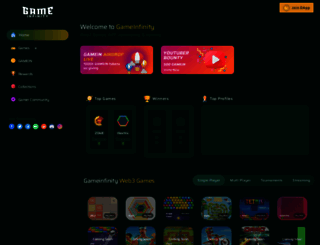 gameinfinity.io screenshot