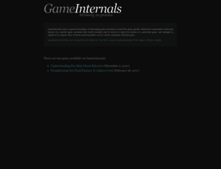 gameinternals.com screenshot