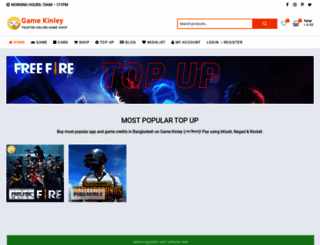 gamekinley.com screenshot