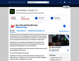 gamemaker-studio.informer.com screenshot