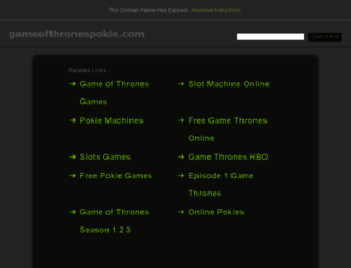 gameofthronespokie.com screenshot