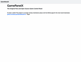 gamepanelx.com screenshot