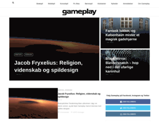 gameplay-online.dk screenshot