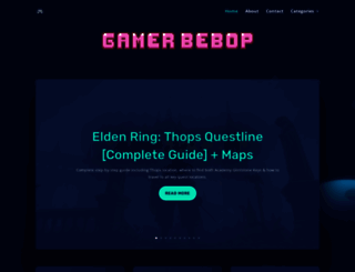 gamerbebop.com screenshot