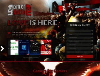 gamerdating.com screenshot