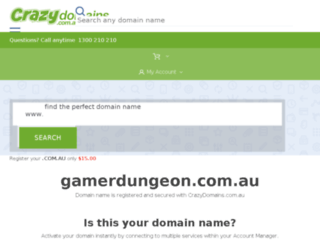 gamerdungeon.com.au screenshot