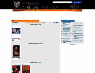 gamereleasedates.net screenshot