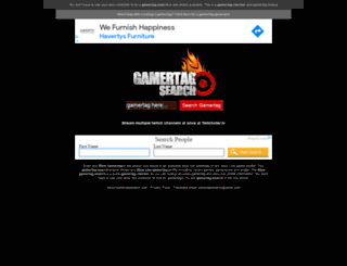 gamertagsearch.com screenshot