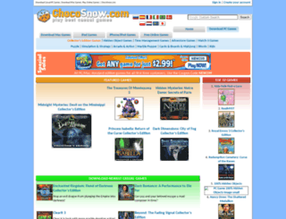 games.chocosnow.com screenshot