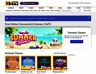 games.metv.com screenshot