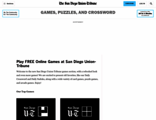 games.sandiegouniontribune.com screenshot