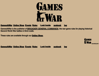 gamesatwar.com screenshot