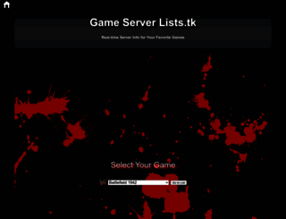 gameserverlists.tk screenshot