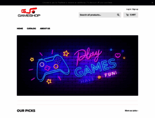 gameshop.com.sg screenshot