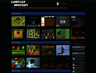 gameslikeminecraft.net screenshot