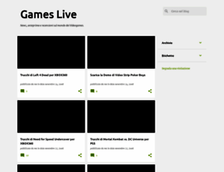 gameslive.it screenshot
