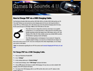 gamesnsounds4u.com screenshot
