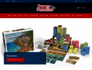 gamesparadise.com.au screenshot