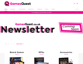 gamesquest.co.uk screenshot