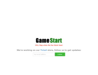 gamestart.tictail.com screenshot