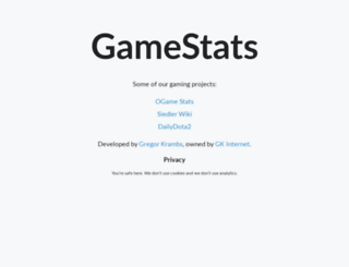 gamestats.org screenshot