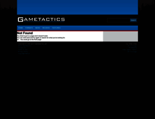 gametactics.com screenshot