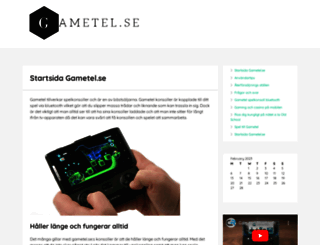 gametel.se screenshot