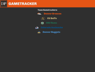 gametracker.denverpost.com screenshot