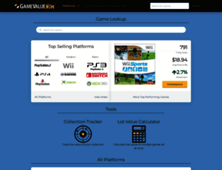 gamevaluenow.com screenshot