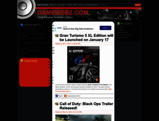 gamewebz.com screenshot
