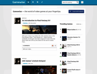 gamewise.co screenshot