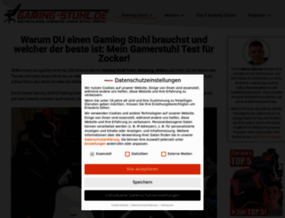 gaming-stuhl.de screenshot