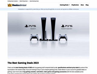 gaming.dealsadvisor.com screenshot