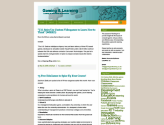 gamingandlearning.wordpress.com screenshot