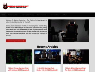 gamingchairshut.com screenshot